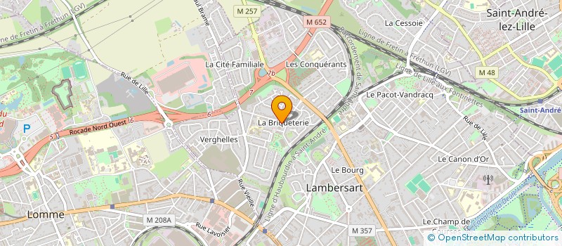 localisation de l'entreprise CABINET DE KINESITHERAPIE VILLAGE EN FLANDRES à LAMBERSART