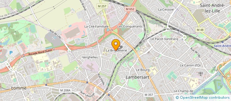 localisation de l'entreprise CABINET DE KINESITHERAPIE VILLAGE EN FLANDRES à LAMBERSART