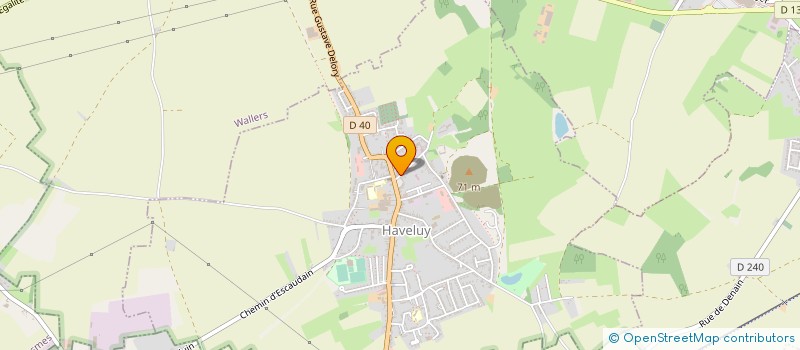 localisation de l'entreprise CABINET DE KYNESITHERAPIE HAVELUYNOIS  HAVELUY