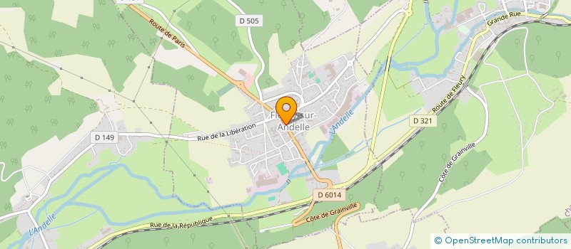 localisation de l'entreprise CABINET DE L'ANDELLE  FLEURY-SUR-ANDELLE