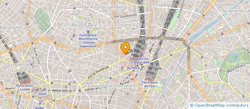 localisation de l'entreprise CABINET DE L'AUDITION ET DE L'ACOUPHENE  PARIS