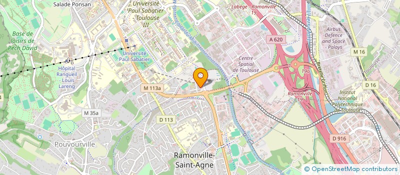 localisation de l'entreprise CABINET DE L'ECOQUARTIER  RAMONVILLE-SAINT-AGNE