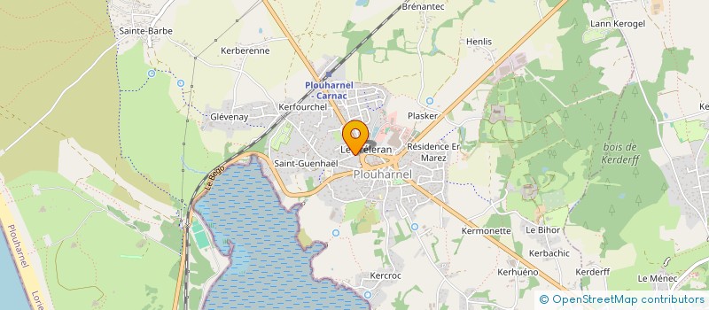 localisation de l'entreprise CABINET DE L'OCEAN  PLOUHARNEL