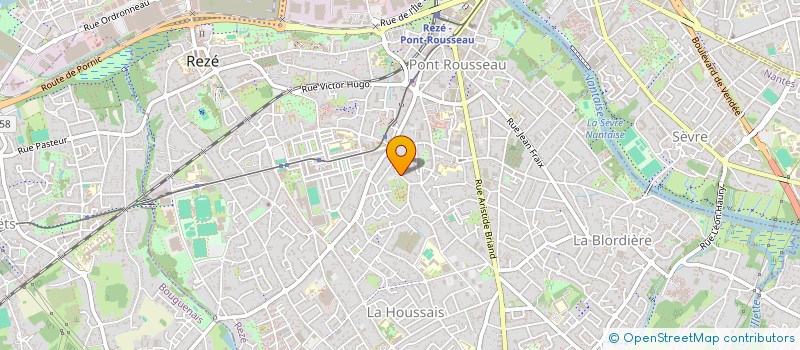 localisation de l'entreprise CABINET DE LA BALINIERE  REZE