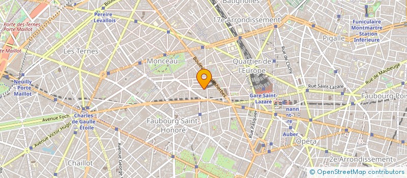 localisation de l'entreprise CABINET DE LA HANSE SA  PARIS