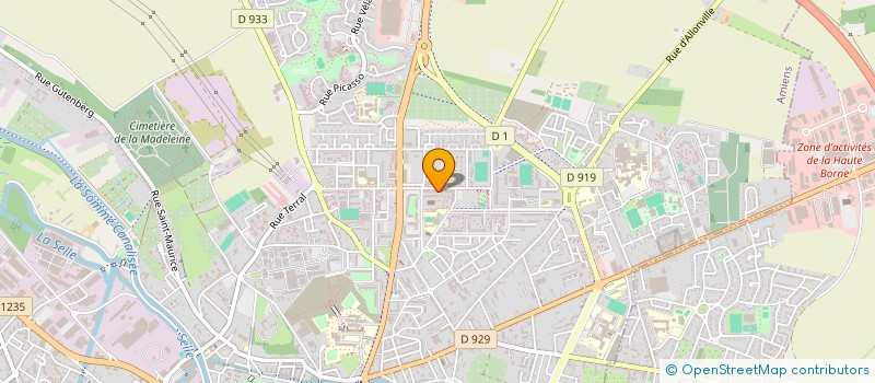 localisation de l'entreprise CABINET DE LA PAIX à AMIENS