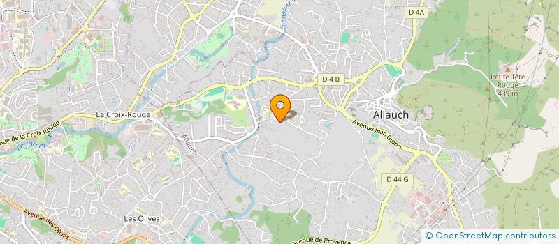 localisation de l'entreprise CABINET DE LA ROTONDE  ALLAUCH