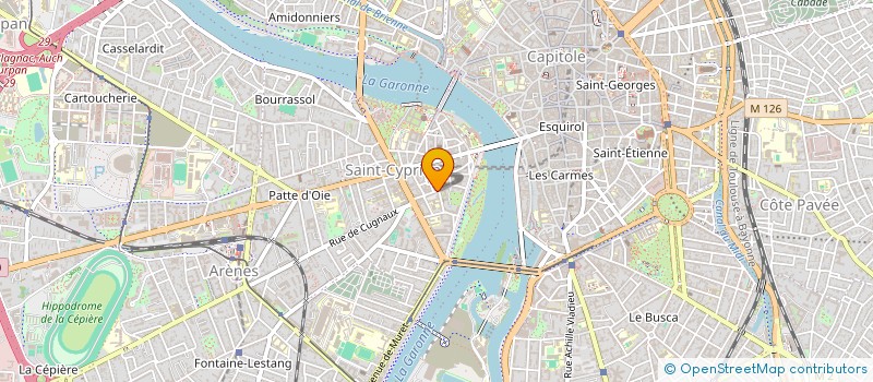 localisation de l'entreprise CABINET DE LATOUR IMMOBILIER  TOULOUSE