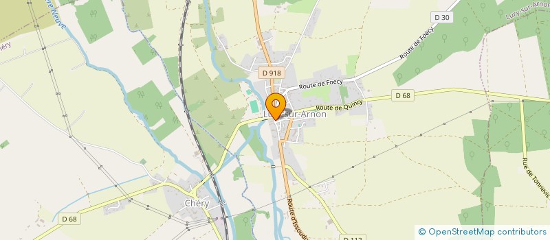 localisation de l'entreprise CABINET DE LURY  LURY-SUR-ARNON