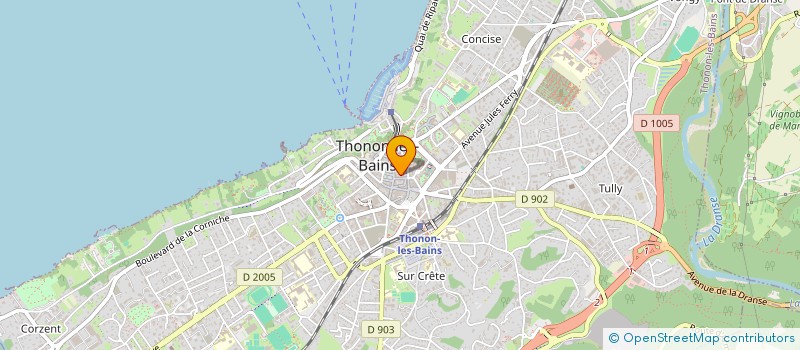 localisation de l'entreprise CABINET DE MAITRISE D'OEUVRE ARCHI 3D à THONON-LES-BAINS