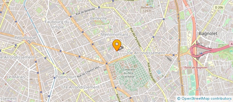 localisation de l'entreprise CABINET DE MESURAGE & DIAGNOSTICS SARL  PARIS