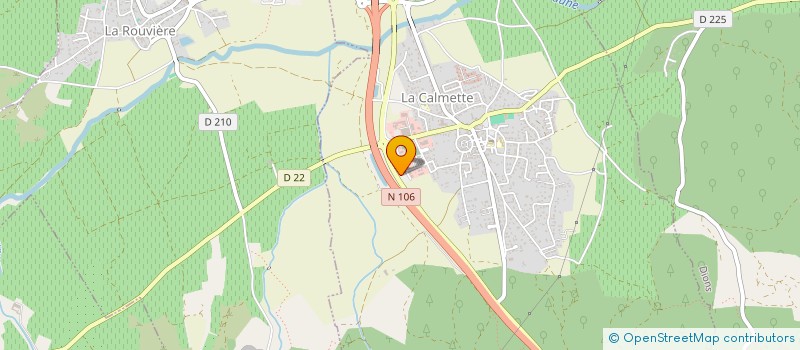 localisation de l'entreprise CABINET DE PEDICURIE-PODOLOGIE PAGES-LEPRESLE  LA CALMETTE