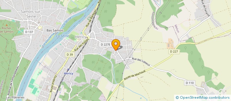 localisation de l'entreprise CABINET DE PILOTAGE ET DE COORDINATION SECURITE  HERICY