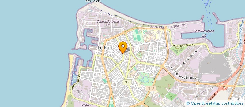 localisation de l'entreprise CABINET DE PNEUMOLOGIE DE L'OUEST  LE PORT