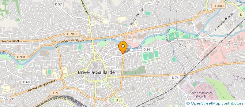 localisation de l'entreprise CABINET DE PODO ORTHOPEDIE ERIC DEVIENNE à BRIVE-LA-GAILLARDE