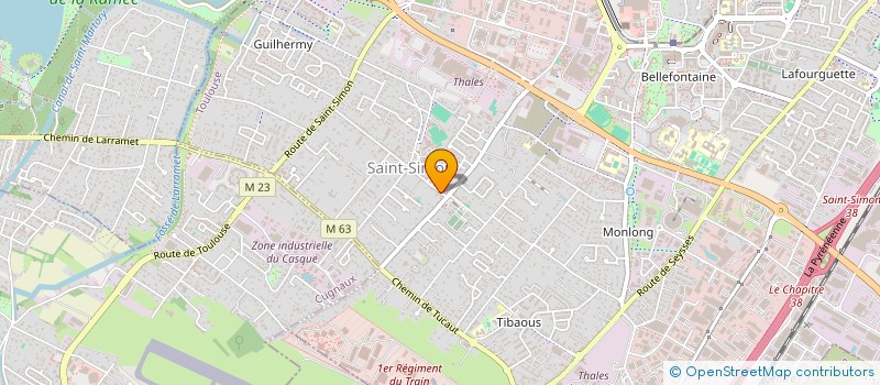 localisation de l'entreprise CABINET DE PODOLOGIE BEYNE - BENEDETTI à TOULOUSE