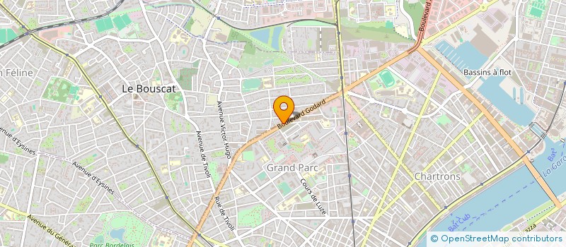 localisation de l'entreprise CABINET DE PROCTOLOGIE DE BORDEAUX  LE BOUSCAT