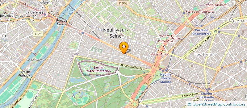 localisation de l'entreprise CABINET DE PSYCHOLOGIE ESPAS-IDDEES à NEUILLY-SUR-SEINE