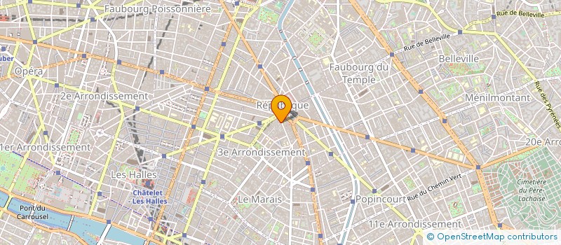 localisation de l'entreprise CABINET DE RADIOLOGIE à PARIS