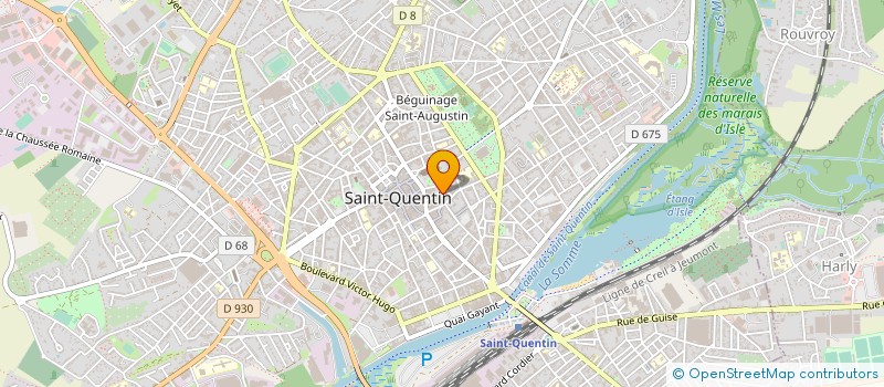 localisation de l'entreprise CABINET DE RADIOLOGIE DES DOCTEURS SEGARD ROBACHE ET ADAMS à SAINT-QUENTIN