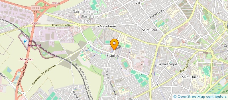 localisation de l'entreprise CABINET DE RADIOLOGIE GRINGORE - GOYAT à CAEN