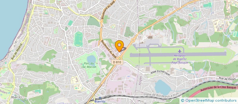 localisation de l'entreprise CABINET DE RADIOLOGIE IBILALDI à BIARRITZ