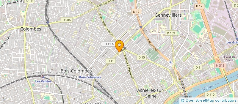 localisation de l'entreprise CABINET DE RECHERCHE ET D'ETUDES DE FINANCEMENTS IMMOBILIERS à ASNIERES-SUR-SEINE