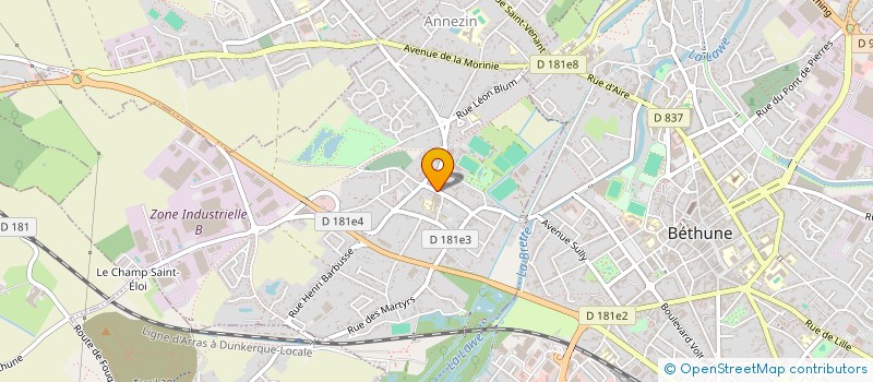 localisation de l'entreprise CABINET DE REEDUCATION  ANNEZIN