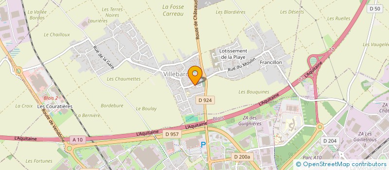 localisation de l'entreprise CABINET DE REEDUCATION DE VILLEBAROU  VILLEBAROU