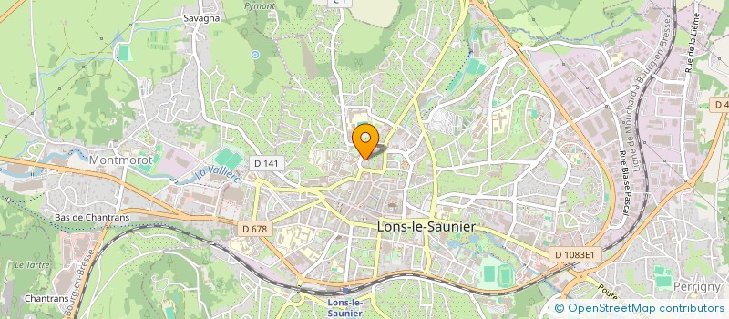 localisation de l'entreprise CABINET DE RHUMATOLOGIE BUGUET LEAUSTIC à LONS-LE-SAUNIER