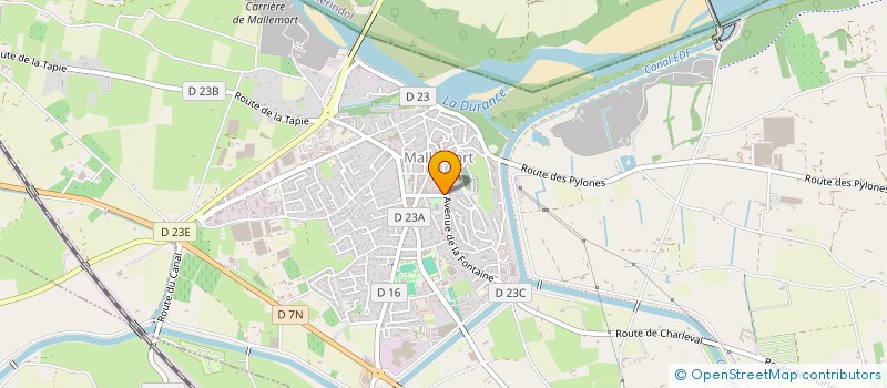 localisation de l'entreprise CABINET DE SAGES-FEMMES DE MALLEMORT  MALLEMORT