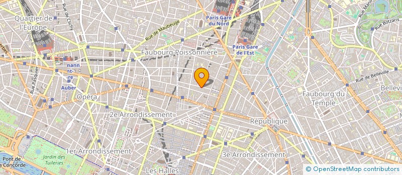 localisation de l'entreprise CABINET DE SANTE BONNE NOUVELLE  PARIS