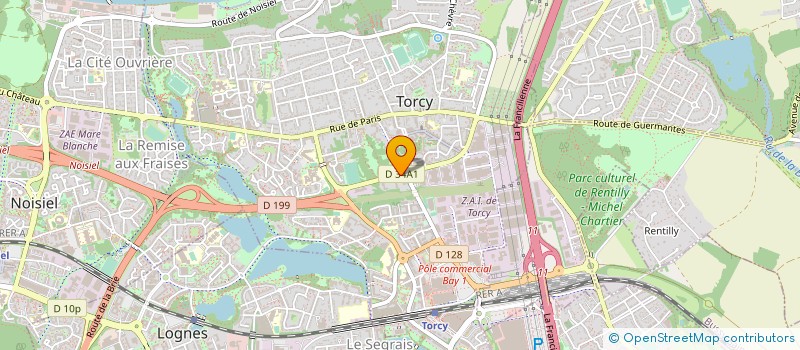 localisation de l'entreprise CABINET DE SANTE SAF  TORCY