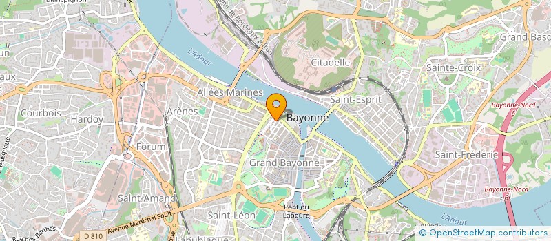 localisation de l'entreprise CABINET DE SERRES ET ASSOCIES à BAYONNE