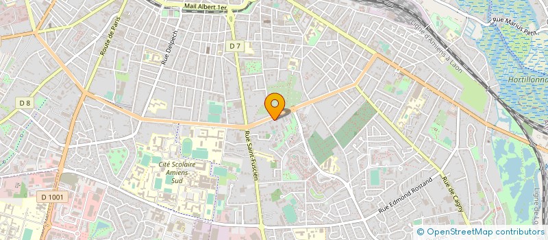 localisation de l'entreprise CABINET DE SOINS AMIENS SUD à AMIENS