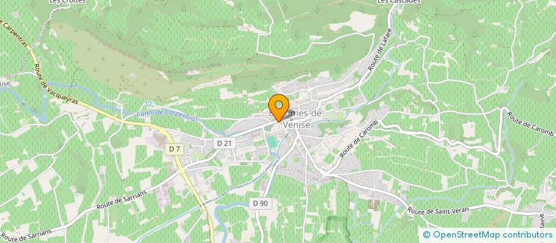 localisation de l'entreprise CABINET DE SOINS DES DENTELLES à BEAUMES-DE-VENISE
