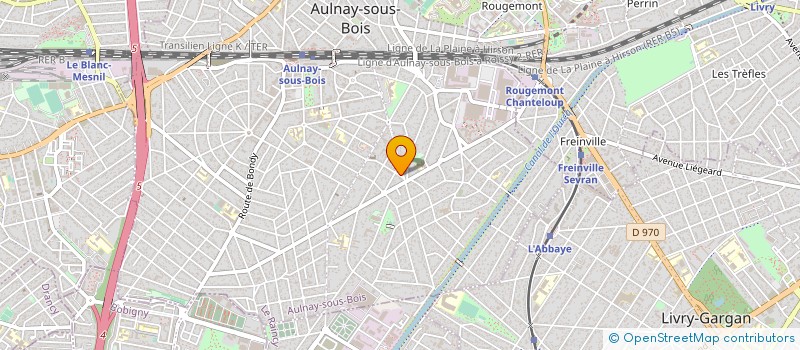 localisation de l'entreprise CABINET DE SOINS DU GROS PEUPLIER à AULNAY-SOUS-BOIS