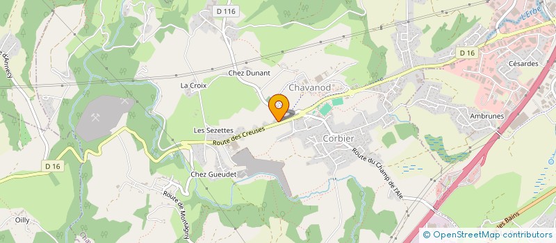 localisation de l'entreprise CABINET DE SOINS ESTHETIQUES ISABEL  CHAVANOD