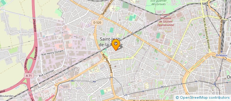 localisation de l'entreprise CABINET DE SOINS INFIRMIERS à SAINT-JEAN-DE-LA-RUELLE