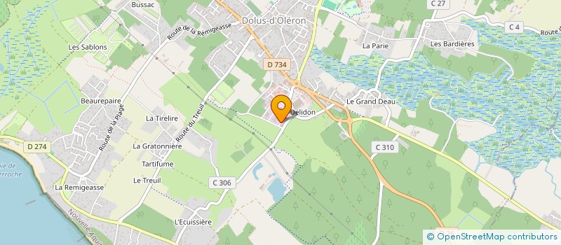 localisation de l'entreprise CABINET DE SOINS INFIRMIERS CHEMIN-BLAY à DOLUS-D'OLERON