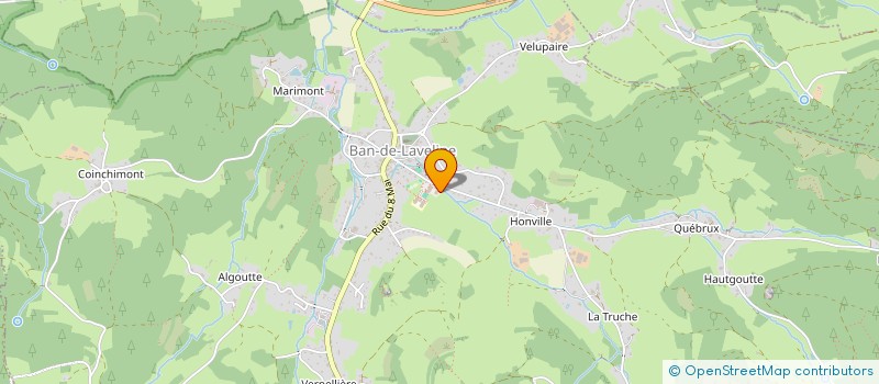 localisation de l'entreprise CABINET DE SOINS INFIRMIERS DE BAN DE LAVELINE à BAN-DE-LAVELINE