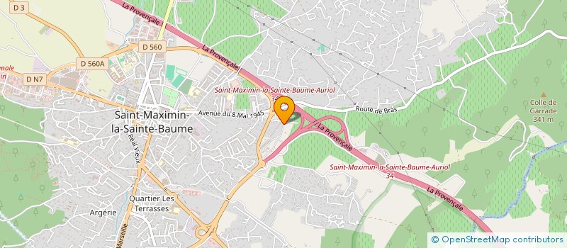 localisation de l'entreprise CABINET DE SOINS INFIRMIERS DE PROVENCE  SAINT-MAXIMIN-LA-SAINTE-BAUME