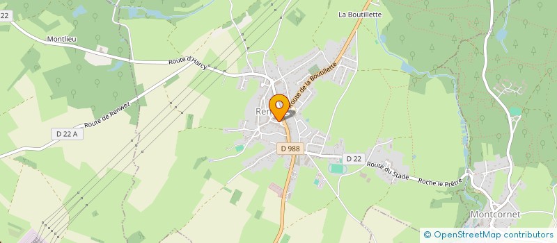 localisation de l'entreprise CABINET DE SOINS INFIRMIERS DE RENWEZ  RENWEZ