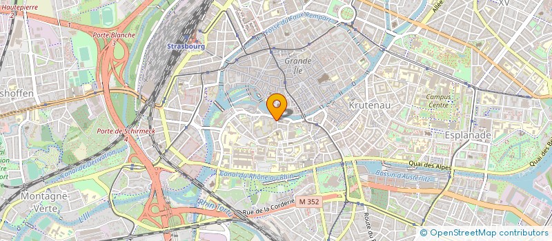 localisation de l'entreprise CABINET DE SOINS INFIRMIERS FAIVRE-KRONBERG HOFF  STRASBOURG