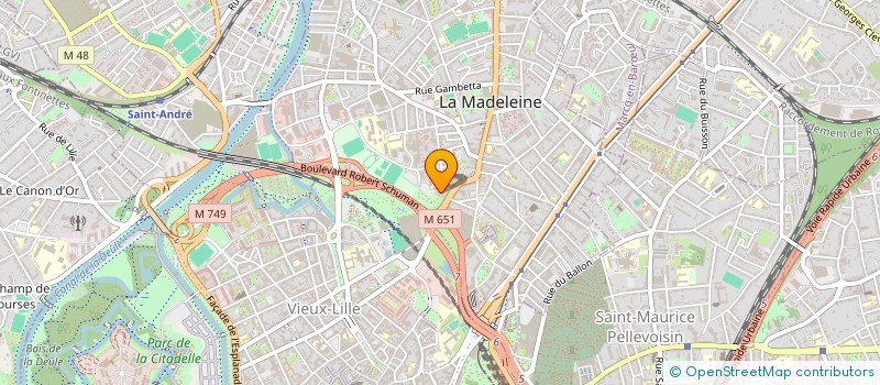 localisation de l'entreprise CABINET DE SOINS INFIRMIERS VALEMBOIS ET WOLODKIEWICZ à LA MADELEINE