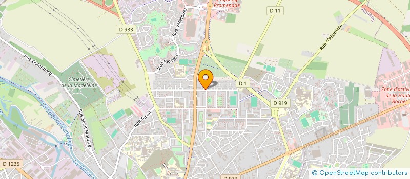 localisation de l'entreprise CABINET DE SOINS LEO LAGRANGE à AMIENS