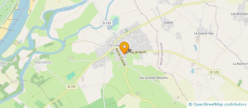 localisation de l'entreprise CABINET DE SOINS LES TROIS RIVIERES  DENEE