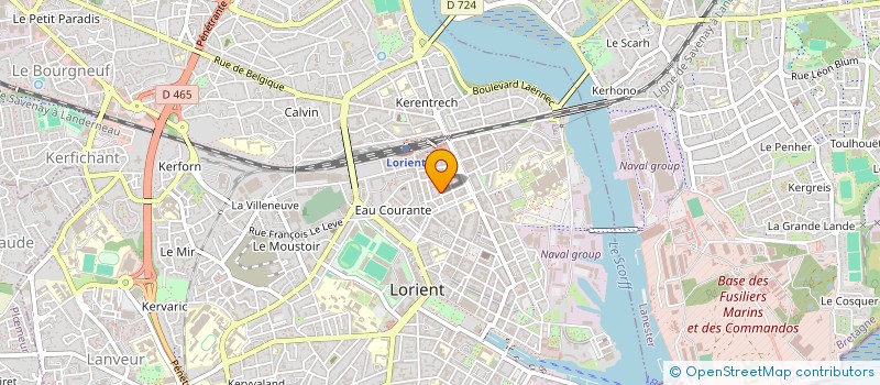 localisation de l'entreprise CABINET DE SOINS PIERRE NAEL  LORIENT