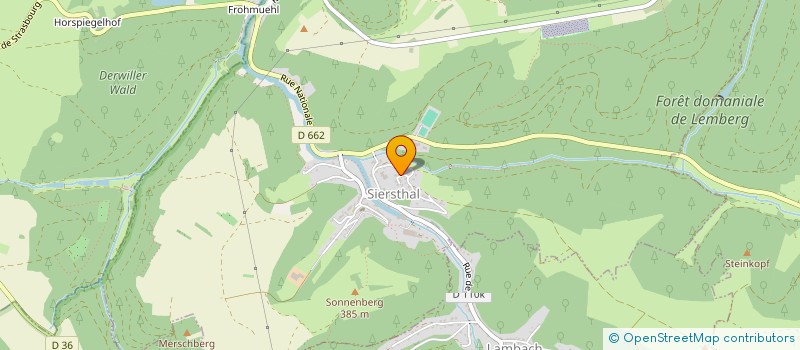 localisation de l'entreprise CABINET DE SOPHROLOGIE - FABIEN ROHRBACHER à SIERSTHAL