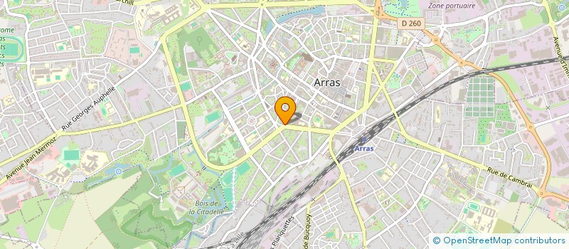 localisation de l'entreprise CABINET DEBARBIEUX POLLARD à ARRAS